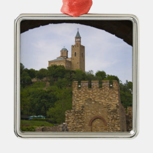 Die mittelalterliche Festung von Tsarevets Ornament Aus Metall