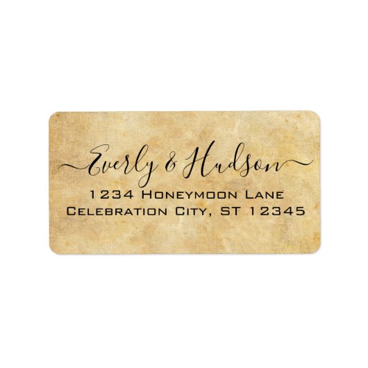 Die mittelalterliche Renaissance jeder beliebigen Adressaufkleber (Vorne)