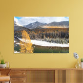 Die Mittelgabel des Flusses Flathead Leinwanddruck (Insitu (Wohnzimmer))