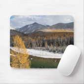 Die Mittelgabel des Flusses Flathead Mousepad (Mit Mouse)