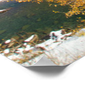Die Mittelgabel des Flusses Flathead Poster (Ecke)