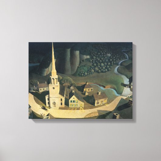Die Mitternachtsreise von Paul Revere durch Grant Leinwanddruck (Vorderseite)
