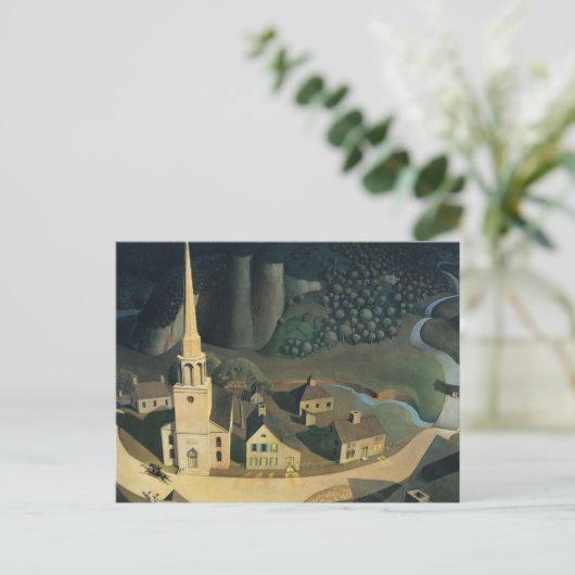 Die Mitternachtsreise von Paul Revere durch Grant  Postkarte (Stehend Vorderseite)