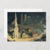 Die Mitternachtsreise von Paul Revere durch Grant  Postkarte (Vorne/Hinten)