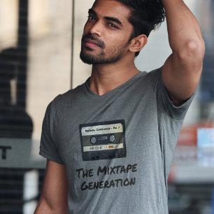 Die Mixtape-Generation - Retro-Kassette T-Shirt