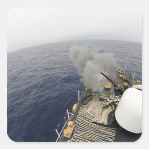 Die MK-75 76 mm Kanone Quadratischer Aufkleber