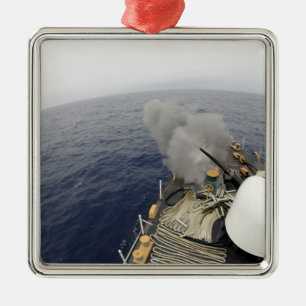 Die MK-75 76mm Kanone Silbernes Ornament