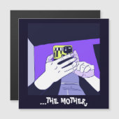 Die mobile Hands der Mutter Violet Avocado Magnetk Magnetkarte (Vorne/Hinten)