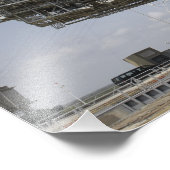 Die mobile Startplattform wird verschoben Fotodruck (Ecke)