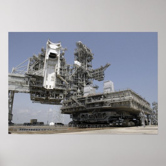 Die mobile Startplattform wird verschoben Poster (Vorne)