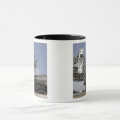 Die mobile Startplattform wird verschoben Tasse (Zentrum)