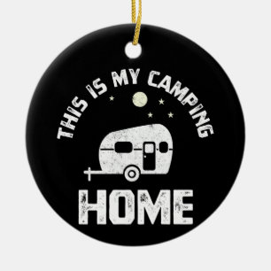 Die Mobile-Zuhause für den Camping-Anhänger Keramik Ornament