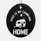 Die Mobile-Zuhause für den Camping-Anhänger Keramik Ornament (Links)