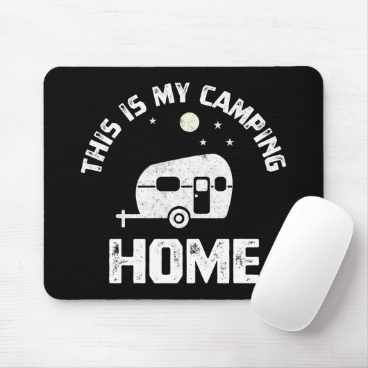 Die Mobile-Zuhause für den Camping-Anhänger Mousepad (Mit Mouse)