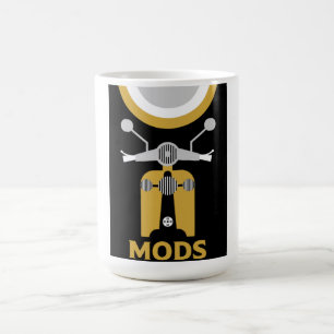 Die Mod - Mod und Rockers - britische Musik Kaffeetasse