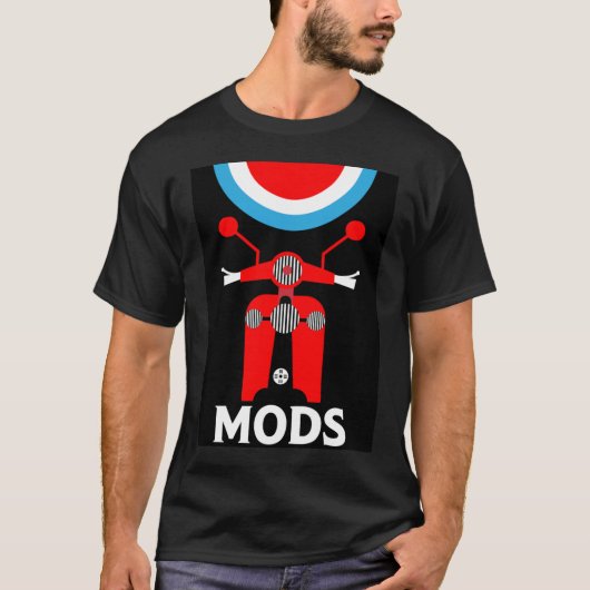 Die Mod - Mod und Rockers - Britische Musik T-Shir T-Shirt (Vorderseite)