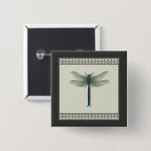 Die Mode der Libellen Button (Vorne & Hinten)