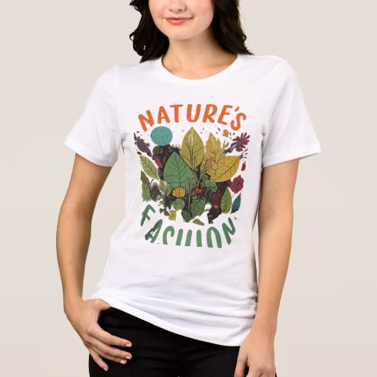 Die Mode der Natur Tri-Blend Shirt (Vorderseite)
