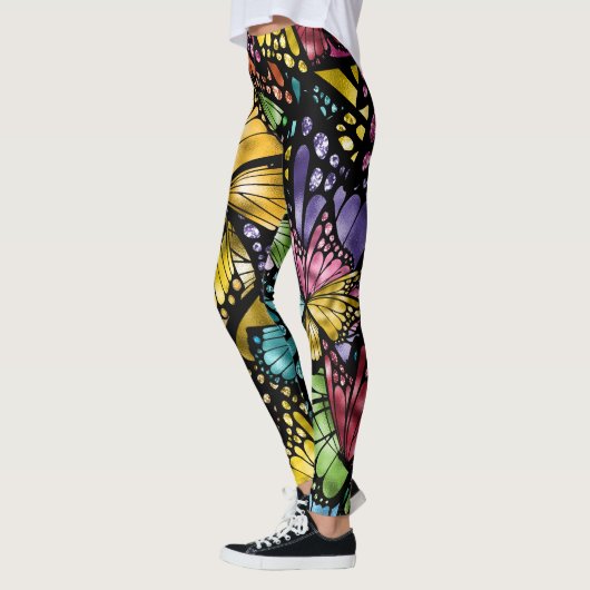 Die Mode des sozialen Schmetterlings-Pops Leggings (Links)