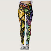 Die Mode des sozialen Schmetterlings-Pops Leggings (Vorderseite)