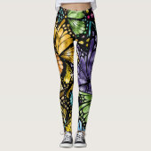 Die Mode des sozialen Schmetterlings-Pops Leggings (Vorderseite)