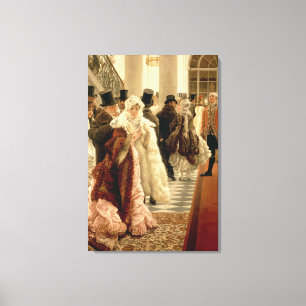 Die Mode-Frau 1883-5 Leinwanddruck