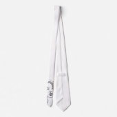 Die Mode-Gesichts-Krawatte Krawatte (Rückseite)