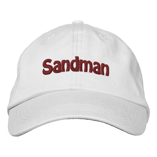 Die Mode-lustiger Neuheits-Golf SANDMAN der Männer Bestickte Baseballkappe (Vorderseite)