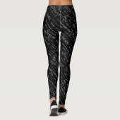 Die Mode-Yoga-Betrieb der Physik-Physiker-Frauen Leggings (Rückseite)