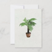 Die Modedesigner RSVP Karte (Rückseite)