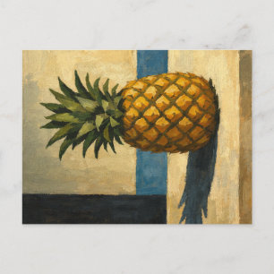 Die moderne Ananas-Postkarte Postkarte