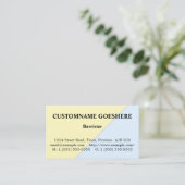 Die moderne Barrister Business Card Visitenkarte (Stehend Vorderseite)