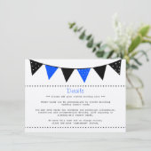 Die moderne Blue Bunting Collection Begleitkarte (Stehend Vorderseite)