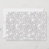 Die moderne Calligraphie Muttertagskarte Karte (Rückseite)