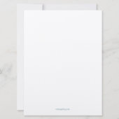 Die moderne Chuppah Verlasse jüdische Einladungen (Rückseite)