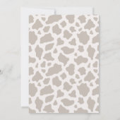 Die moderne Einladung zum Geburtstag (Rückseite)