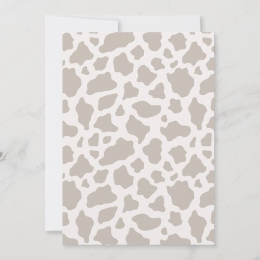 Die moderne Einladung zum Geburtstag (Rückseite)