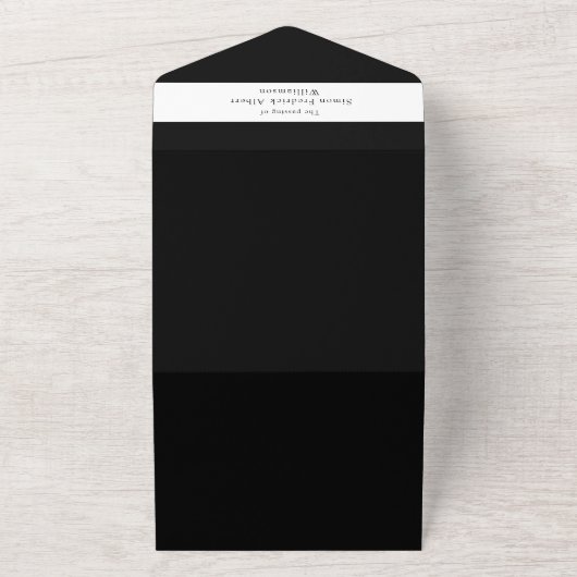 Die moderne Erinnerung feiert das Leben All In One Einladung (Außenbereich)