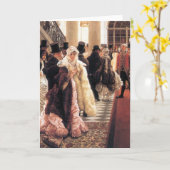 Die moderne Frau durch James Tissot Karte (Gelbe Blume)