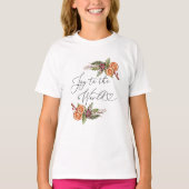 Die moderne Freude an der Weihnachtszeit der Welt T-Shirt (Vorderseite)