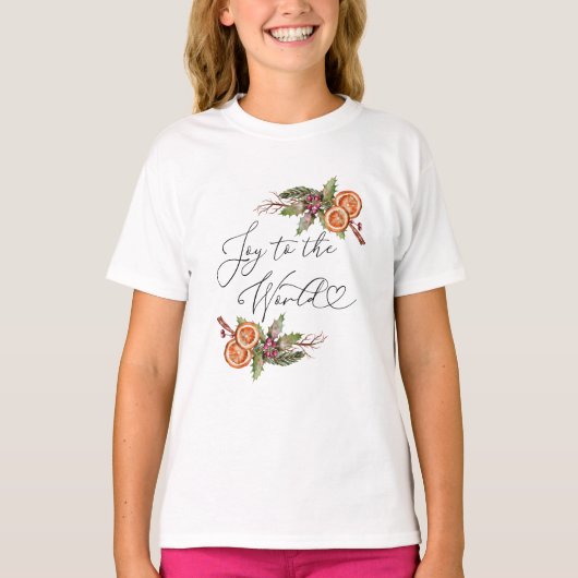 Die moderne Freude an der Weihnachtszeit der Welt T-Shirt (Vorderseite)