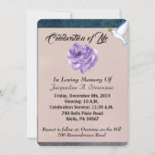 Die Moderne fügt Ihr Foto zum Leben hinzu Einladung (Vorderseite)