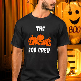 Die moderne Halloween-Familie der Boo-Crew T-Shirt