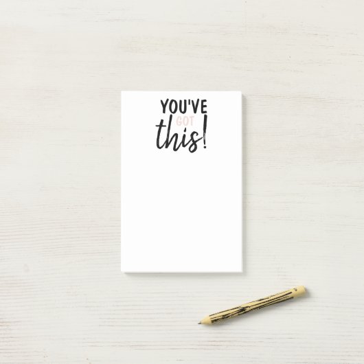 Die Moderne hat diese positive Inspiration Post-it Klebezettel (Auf Schreibtisch)