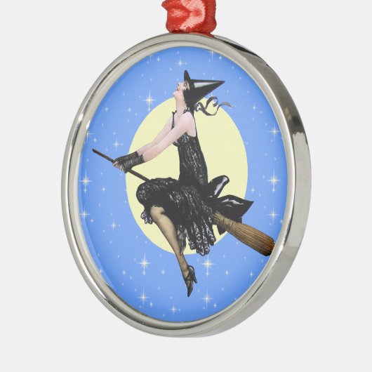Die moderne Hexe-Verzierung Ornament Aus Metall (Links)