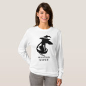 Die moderne Hexe Vibes Halloween T-Shirt (Vorne ganz)