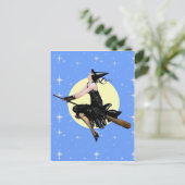 Die moderne Hexenkarte Postkarte (Stehend Vorderseite)