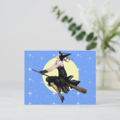 Die moderne Hexenkarte Postkarte (Stehend Vorderseite)