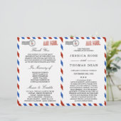 Die moderne Hochzeitskollektion der Luftpost (Stehend Vorderseite)