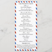 Die moderne Hochzeitskollektion der Luftpost Programm (Rückseite)